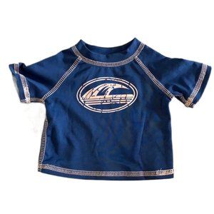 🎉 KOALA BABY Blue Wave Rash Guard, size newborn NB